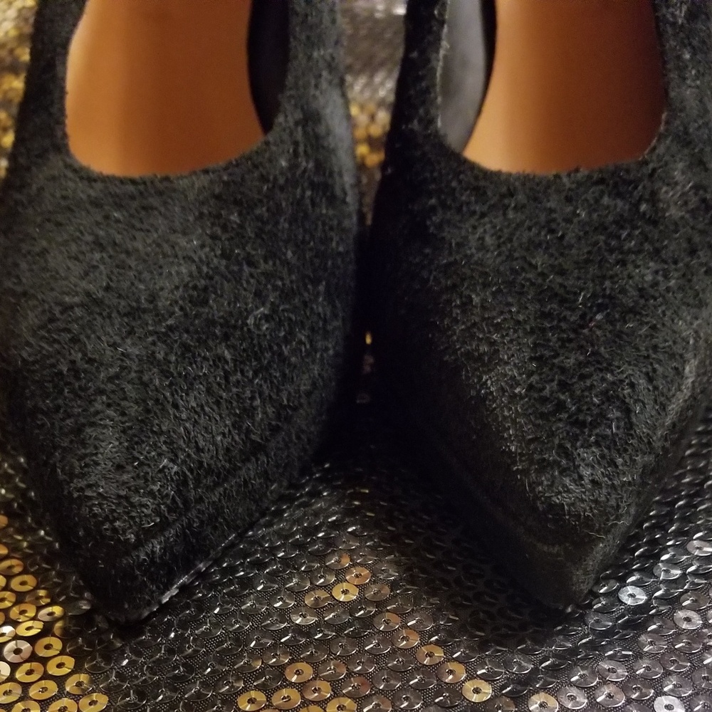 & Other Stories Stacked Heel Pumps View 4